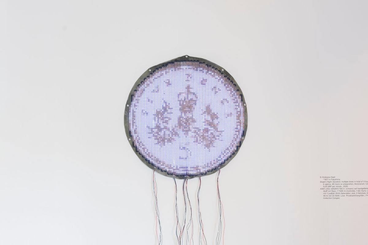 LED-Painting von Ei Arakawa-Nash, Kunstmuseum Bochum © Heinrich Holtgreve